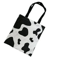 Tiskana platna torba za kupovinu Torba za torbu mleko elementi jednostavna kupovina torbica za patent