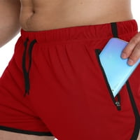 Luxplum Muškarci Ljetne kratke hlače Dno nacrtaju na plaži Visoko struk Plaže Klasične fit mini pantalone