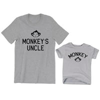 Majica majmuna Muška majica grafički kratak majmun dječji majica mladih