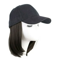 Bejzbol kapa s perikama Pixie Cut Bob kose sintetički kratki šešir za žene za žene