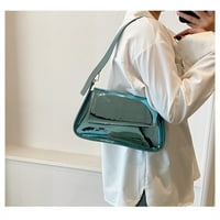 Y2K male torbe za bagere za pališu za žene korejske modne točke ramena-srebro