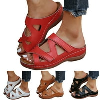 Akiihool ljetne sandale za žene sandale za žene Ležerne prilike, ženske sandale Rhinestone ravne sandale papuče Flip Flops Cipele