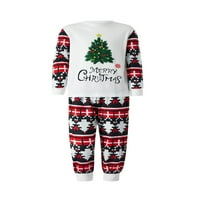 Gureui Usklađivanje božićne porodice pidžama, casual dugih rukava + pantalone za rubnu kućnu ljubimcu,