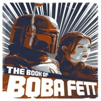 Ženske ratove zvijezda: Knjiga Boba Fetta Fennec i Boba Poster Graphic Tee White Medium
