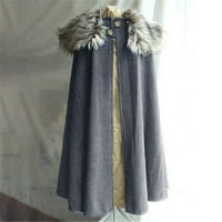 Advoicd jakna za muške modne ogrtač ogrlica Llong Cloak Winter Show Top bluza Muške zimske jakne
