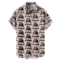 4. jula muške havajske majice USA Nacionalna zastava majica na majica kratkih rukava Ležerne prilike,