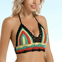 Plus size Crochet bikini za plažu medeni mjesec plivaju top hippi grudnjak za bazene banje jahti surf
