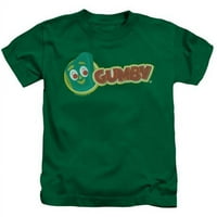 Trevco gumby-logotip kratki rukav maloljetni 18- TEE - Kelly Green - velikih 7