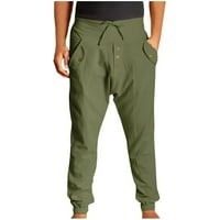 Taqqpue muške pantalone džepove jogging hlače na otvorenom planinarske hlače visoke radne pantalone