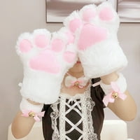 1pair Cat šapne rukavice performanse plišane rukavice Dječje zabave Cosplay rukavice