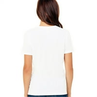 Ženska maslačka grafička košulja Ljubaznost je besplatni vrhovi tiska Ležerne prilike ljetnih vrhova Majica Bijela