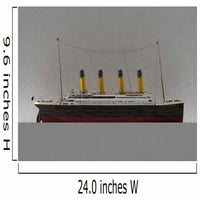 Wallmonkeys Titanic Profil Ogulje i naljepnice za zid u zidu Mural WM