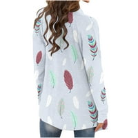 Kimonos Cardigan za žensku plus veličinu Ležerni modni modni saksiji cvjetni kardigan jaknu topla plaža