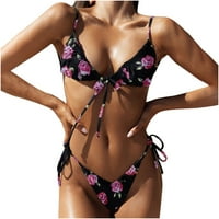 RBAOFUJIE kupaće kostimi za Curvy Women modni bikini set kupaći kostim Dvije napunjene soild kupaćih