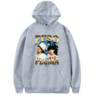 Peso Pluma Reperper Merch Hiphop Style Hoodie Unise Casual pulover s dugim rukavima