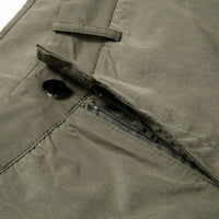 Thaisu ženski jesenski kombinezoni, puna boja visoke strukske hlače sa džepovima, prebacite s tijesnim