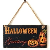 Halloween tema Prijateljstvo Drveni privjesak Dekoracija Karda za ukrašavanje