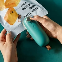 FINELYLOVE mini bager, prijenosni vakuumski zaptivač plastični brtvilac, u toplotnom brtvu i rezaču Mini food za brtvljenje za plastične vrećice skladištenje hrane-trostepeno podešavanje