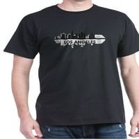 Cafepress - Los Angeles Skyline tamna majica - pamučna majica