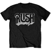Rush Rock Band Logo Majica Pamuk Unise kratki rukav crni novi sve veličine