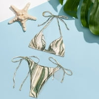Dvostrani Split Bikini trokut kupaćim kupaćima za žene