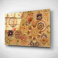 Epic Art 'orijentalni ekran' Silvia Vassileva, akrilna staklena zida Art, 24 x16