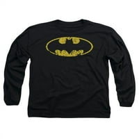 Batman DC Comics Classic Logo Nevolje za odrasle majica s dugim rukavima Tee