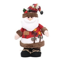-Groee Christmas Christmas Decor Doll Fino izrada Lijepo lagana mekana s zvonom Xmas Dekoracije Santa