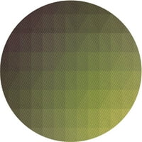 Ahgly Company u zatvorenom okruglom uzorkovima tamno žutim tepihom za zelene površine, 8 'krug