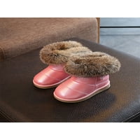 Lacyhop Girl Walking modne zimske čizme prozračne plišane postrojene kratke bootie povuci na toplim