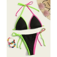 LowRofile ženske kupaće kostimi za bandeau zavoj bikini push-up brazilski kupaći kostimi za plažu odjeća