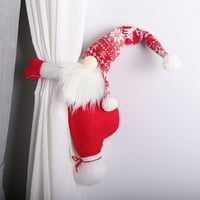 NOVO Santa Claus Ornament pletena vunena zavjesa za držanje zavjesa vrata
