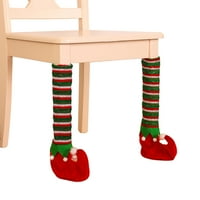 Božićna stolica pokriva slatka elf dizajnerske stolice za spajanje lagana zaštitnica