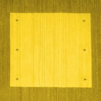 Ahgly Stroj firme prati zatvoreni kvadratni kvadrat Sažetak žuti prostirke savremene površine, 5 'kvadrat