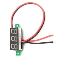 Hemoton DC 2,5-30V 0,28 crveni LED digitalni voltmetarnski napon volter ploča crvena svijetla LED displej