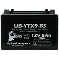 UPSTART Zamjena baterije Honda VT600C, CD Shadow Deluxe, VL 600CC Factory aktivirana, bez održavanja, motociklistička baterija - 12V, 8Ah, UB-YTX9-BS