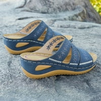 Simplmasygeni ženske cipele za čišćenje cipela za plaćanje majčine poklone Ženske višebojne vezene sandale