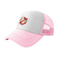 Ispis sa duhovima Logo Muške mreže Snapback Cap Pink