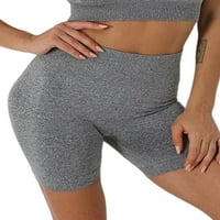 HAITE WOOGA gamaše visoko struk joga kratke hlače Tummy Control Workout kratke hlače Gym dno Sportske