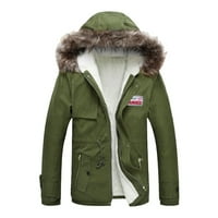 Pimfylm jakna Muške zimske kapute Blazer labav Army Green XL