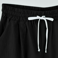 Jesen čišćenje Ženski ljetni suncokret tiskani pet bodova Velike veličine pamučne hlače Ležerne hlače Hlače