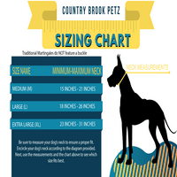 Country Brook Petz® Coyote Tan Martingale HeavgeDduty najlonski ovratnik za pse, izuzetno veliko