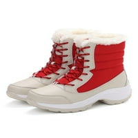 Ženske modne čizme za snijeg Zimske sredine teletičke cipele veličine