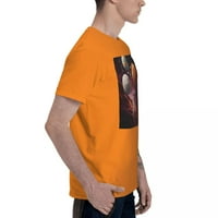 Novost 3D grafički Budući muški majica kratkih rukava 150g narandžasta