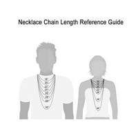 Nehrđajuće čelične ogrlice za muškarce Ženska ogrlica lanca sa križem