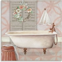 Prodajni zidni dekor Art Pink Bath Girl Room Canvas Posteri Prints Slika za dnevni boravak Spavaća soba