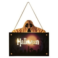 Halloween Svjetlosni domovi viseći noćni fenjer bundeve duhovera Lonter Lonter Lonter Veliko dobrodošli