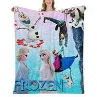 Smrznuta pokrivačica od runa Anna, super meko plišane pokrivače, dekorativna pokrivačica za krevet,