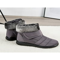Ymiytan vodootporni srednji teleti za žene za žene tople zimske čizme SLIN na snežnim cipelama