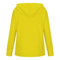 Ženske dukseve Essentials Hoodie ženska casual moda dugih rukava pulover duksev duksevi dukserice žuti